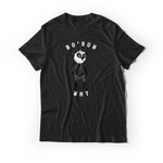 Panda Boats Black T-Shirt